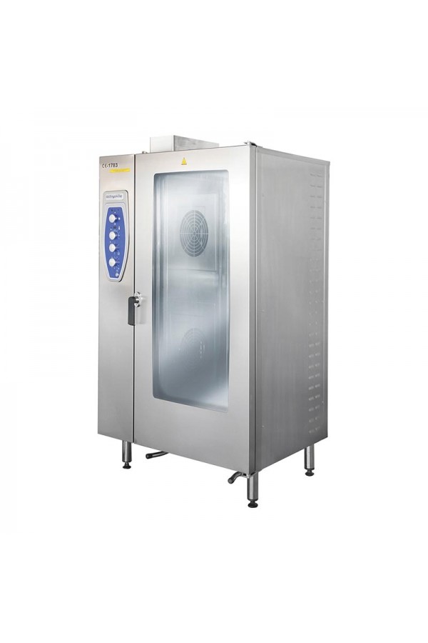 Öztiryakiler OKFG 202 Konveksiyonlu Kızaklı Fırın, 20 Adet GN 2/1 Tepsi Kapasiteli, Gazlı