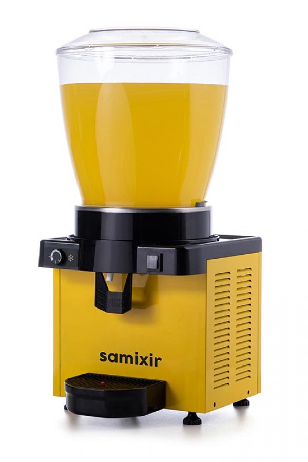 Samixir M22 Panaromik Analog Soğuk İçecek Dispenseri, 22 L, Sarı Renk