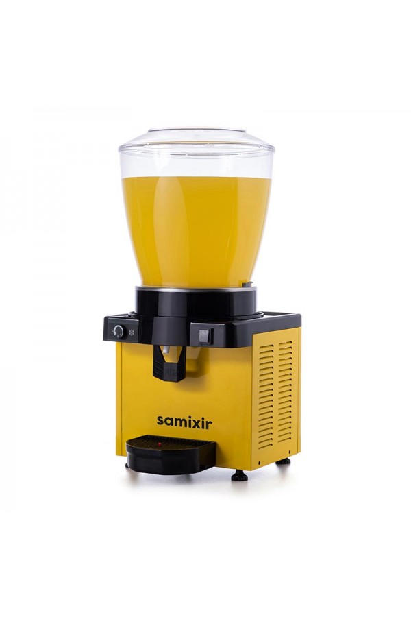 Samixir M22 Panaromik Analog Soğuk İçecek Dispenseri, 22 L, Sarı Renk