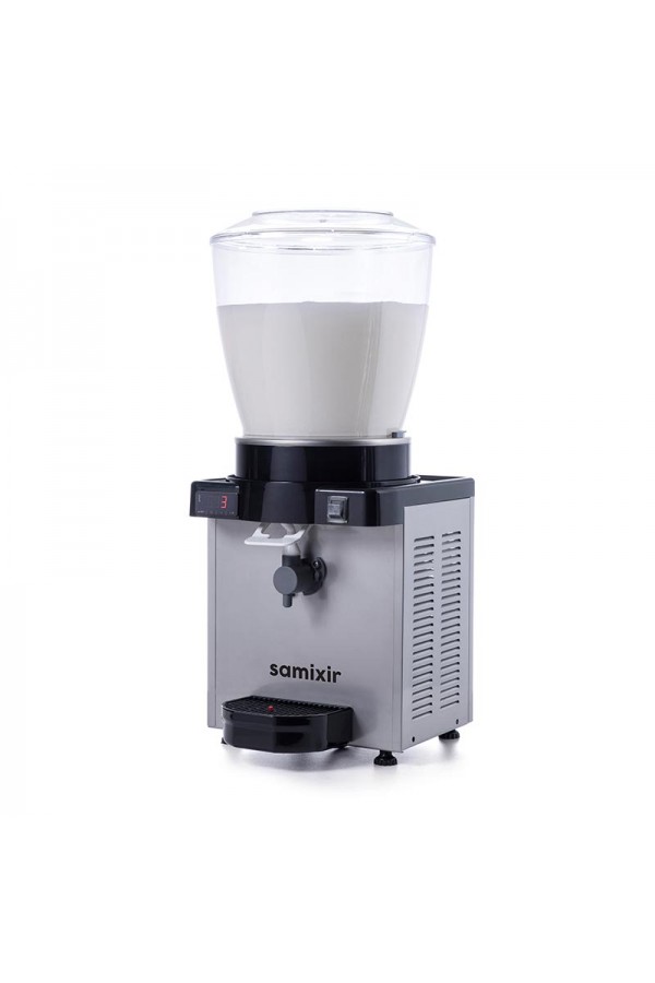 Samixir KAM22 Panaromik Dijital Köpüklü Ayran Dispenseri, 22 L, Inox Renk Gövde